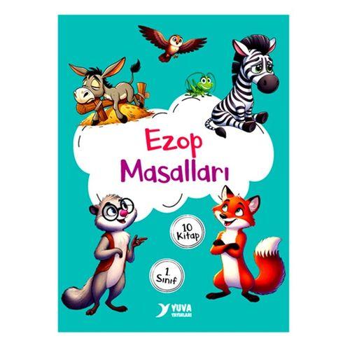 Yuva Ezop Masalları 1.Sınıf Hikaye Seti 10Lu 16şar syf