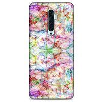 Oppo Reno 2z Kılıf Pastel Renkler (12) Koruyucu Silikon Beyaz Mavi