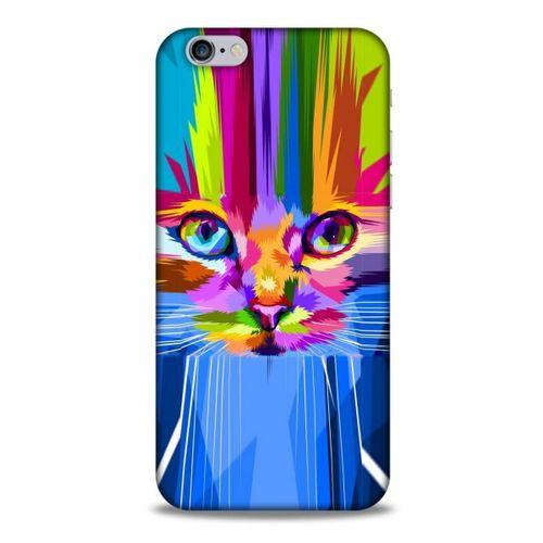 Lopard Apple Iphone 6 Uyumlu Kılıf Kediler (17) Tasarım Kılıf Rainbow