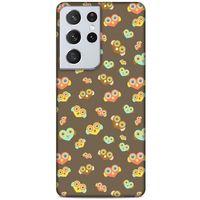 Lopard Samsung Galaxy S21 Ultra Uyumlu Kılıf Baykuşlar (10) Full Koruma Kılıfı