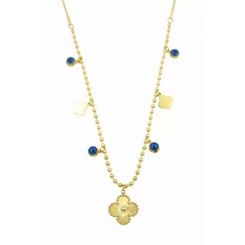 Vc Yonca Kolye - Altın