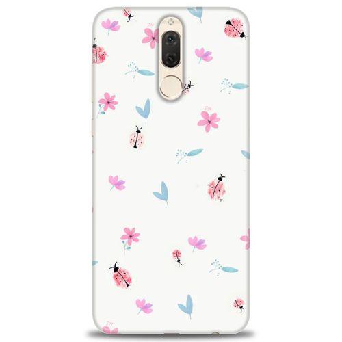 Huawei Mate 10 Lite Kılıf HD Baskılı Kılıf - Uğur Böcekleri + Tam Ekran Koruyucu