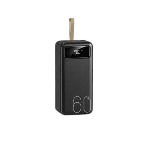 Powerbank 60.000 Mah Taşınabilir Şarj Hızlı El Fenerli Dijital Göstergeli