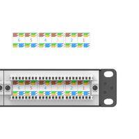 UNITEK CAT6 UTP 24 PORT RJ45 PATCH PANEL (T003A)