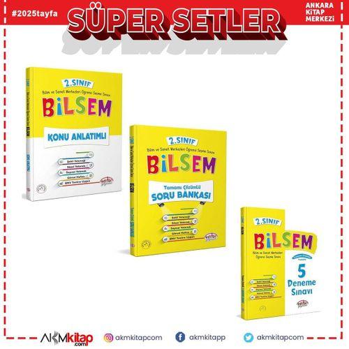 Editör Yayınları 2.Sınıf Bilsem Konu Soru ve Deneme Seti 3 Kitap