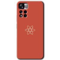 Xiaomi Redmi Note 11 Pro Plus 5G Kılıf HD Desen Baskılı Arka Kapak+Temperli Cam - Atom