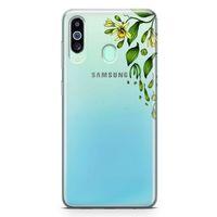 Samsung Galaxy A60 Kılıf Vanilya Çiçeği Arka Kapak Koruma Desenli Full Koruyucu