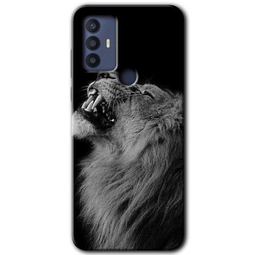 TCL 30 SE Kılıf HD Desen Baskılı Arka Kapak - Lion