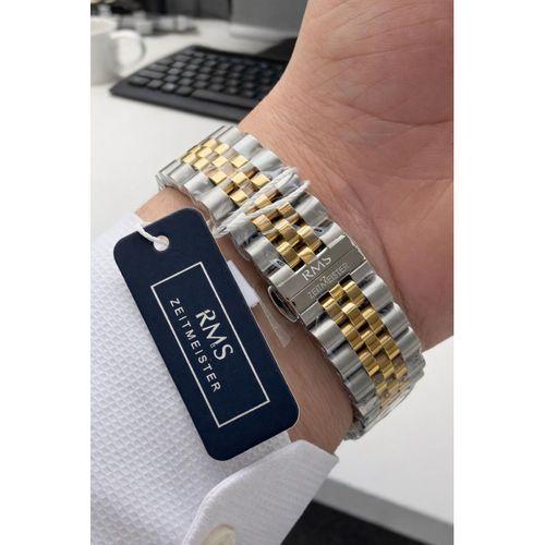 RMS Romanson Çelik Kordon 2 Yıl Garantili Kararmaz Renk Atmaz 5 Atm Erkek Damat Kol Saati AG1600.09