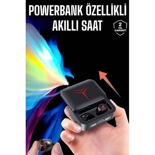 Powerbankli Kulaklık Bluetooth Bağlantılı Çoklu Bağlantı