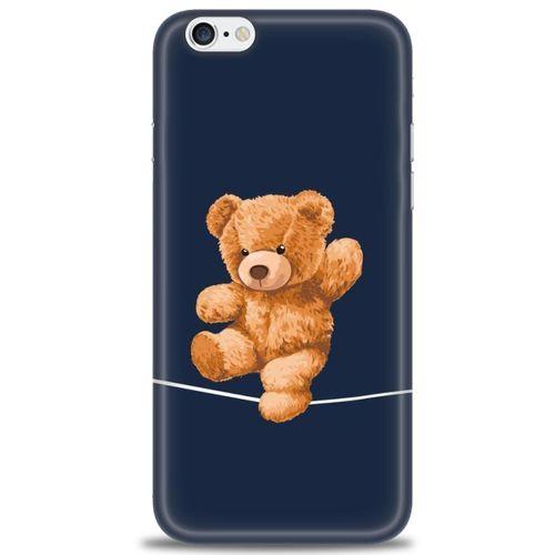 iPhone 6 Kılıf HD Baskılı Kılıf - İpteki Teddy + Tam Ekran Koruyucu