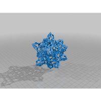 ESCHER STAR DODECAHEDRAL POLYKNOT 22 3D Baskı