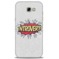 Samsung Galaxy A7 2017 / A720 Kılıf HD Baskılı Kılıf - Introvert! + Tam Ekran Koruyucu