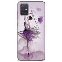 Y.Liva-2020 (Çiçekle Dans) Samsung Galaxy A71 Kılıf Silikon Kapak Desenli