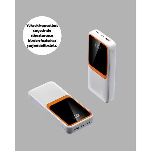 10000 Mah Taşınabilir Powerbank – Çift Çıkışlı Type-c Ve Lightning Uyumlu