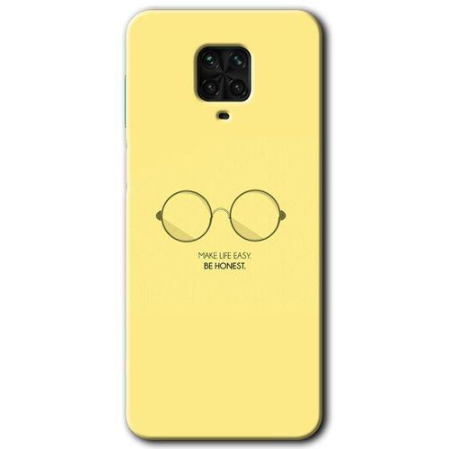 Xiaomi Redmi Note 9s Kılıf Baskılı Arka Kapak - Be Honest +Tam Ekran Koruyucu