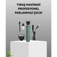 Profesyonel Şarjlı Tıraş Makinesi – 180 Dakika Kullanım, 2.5 Saat Hızlı Şarj, Evrensel Usb Şarj Girişli
