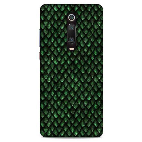 Xiaomi Redmi K20 Kılıf Dragons (5) Koruma Kabı Ejderha Koyu Yeşil Pul