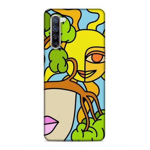 Oppo Reno 3 Pro 5g Uyumlu Kılıf Face'X 6 Silikon Kılıf Güneş Ağaç