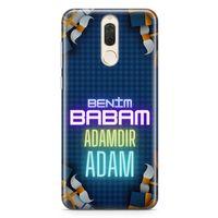 Huawei Mate 10 Lite Kılıf Babalar Günü Hediyesi Arka Kapak Koruma Desenli Full Koruyucu