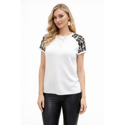 Kadın Triko Kısa Kol Bluz 12861 BGL-ST05307