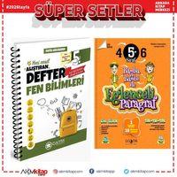 Çanta Yayınları 5. Sınıf Fen Bilimleri Okula Yardımcı Alıştıran Defter ve Lodos Eğlenceli Paragraf Soru Bankası Seti 2 Kitap