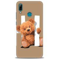 Huawei P Smart 2019 Kılıf HD Baskılı Kılıf - Teddy Hı + Tam Ekran Koruyucu