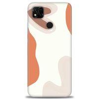 Xiaomi Redmi 10A Kılıf HD Baskılı Kılıf - Kahve Kalp + Tam Ekran Koruyucu