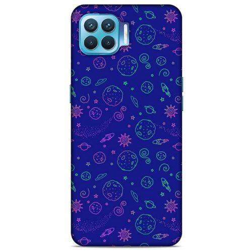 Spacex (36) Tema Glitter Kılıf Oppo Reno 4 Lite Kılıf