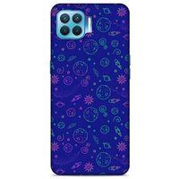 Spacex (36) Tema Glitter Kılıf Oppo Reno 4 Lite Kılıf