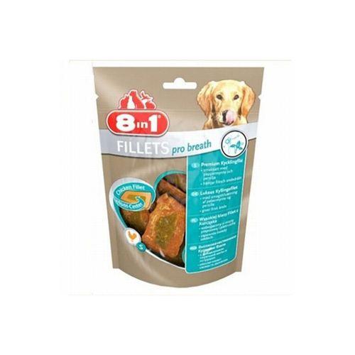 8IN1 Fillets Pro Dental Diş Sağlığı için Fileto Köpek Ödül Maması - Tavuklu - 80GR