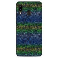Samsung Galaxy A20 Kılıf Desenli Özel Seri Tüyler (44) Tough Armor Kılıf