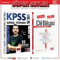 Yargı 2026 KPSS Genel Yetenek Tamamı Çözümlü Matematik 22 Deneme ve AKM Dil Bilgisi Soru Bankası Seti 2 Kitap