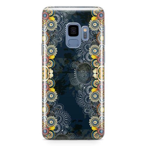 Samsung Galaxy S9 Kılıf Ayçiçkli Motifler Arka Kapak Koruma Desenli Full Koruyucu