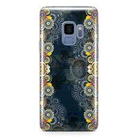 Samsung Galaxy S9 Kılıf Ayçiçkli Motifler Arka Kapak Koruma Desenli Full Koruyucu