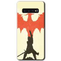 Samsung Galaxy S10 Kılıf HD Desen Baskılı Arka Kapak - Dragon Hunter 1