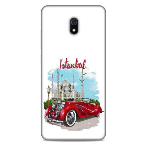 Retro (22) Desen Tam Koruma Kılıfı Renkli Xiaomi Redmi 8A Kılıf