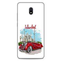 Retro (22) Desen Tam Koruma Kılıfı Renkli Xiaomi Redmi 8A Kılıf