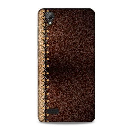 Vestel Venüs V5 Kılıf Patchwork (21) Koruyucu Kapak Kahve Gold