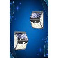 Solar Sensörlü Duvar Lambası Bahçe Lamba 20 Led Işık