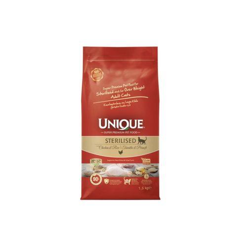 Unique Sterilised Kısırlaştırılmış Tavuklu Yetişkin Kedi Maması 1,5 kg