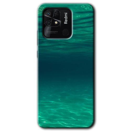 Potkal Hediye Fabrikası Xiaomi Redmi 10C Kılıf HD Desen Baskılı Arka Kapak - Derin Deniz