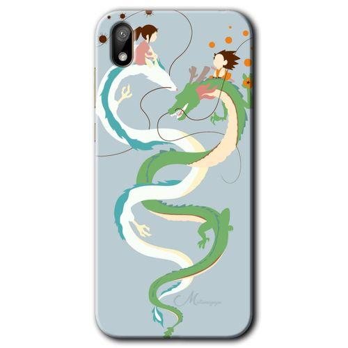 Huawei Y5 2019 Kılıf HD Desen Baskılı Arka Kapak + Temperli Cam - Snake Friendship