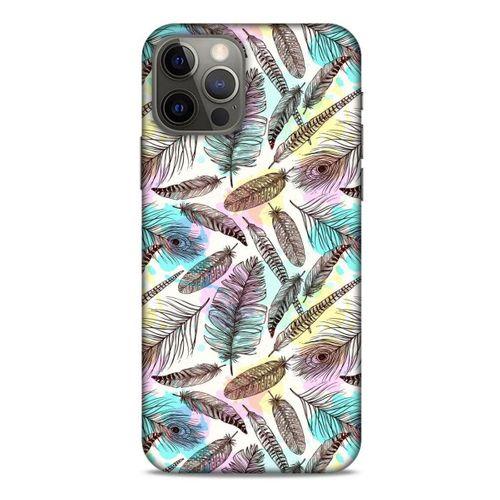 Apple iPhone 12 Pro Kılıf Desenli Özel Seri Tüyler (2) Kabı