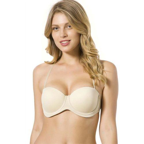 Le Jardin 7043-B Desteksiz-Balenli Micro Sırtı Şeffaf Silikonlu Sütyen