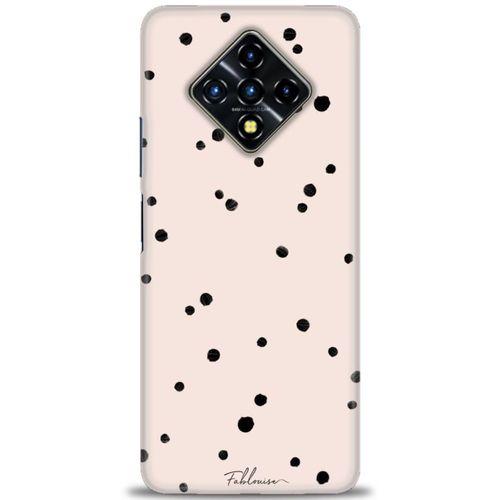 Infinix Zero 8 Kılıf HD Baskılı Kılıf - Puantiye + Tam Ekran Koruyucu