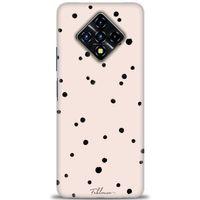 Infinix Zero 8 Kılıf HD Baskılı Kılıf - Puantiye + Tam Ekran Koruyucu