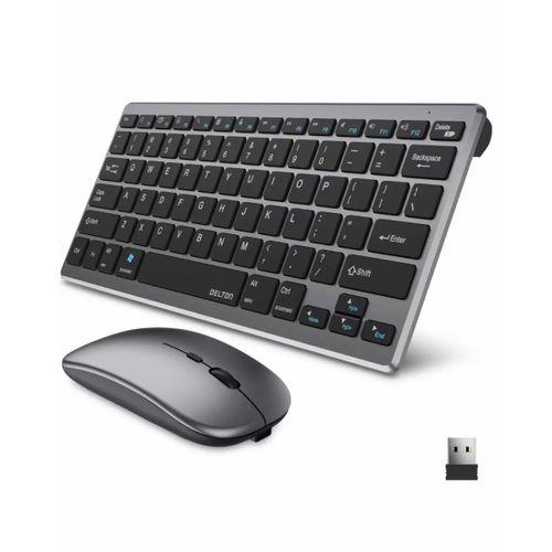 Kablosuz Bluetooth Klavye Mouse Seti Şarjlı Tablet Laptop Uyumlu