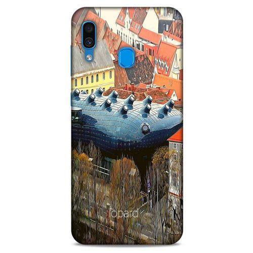 Samsung Galaxy A30 Kılıf Dünya Mimarisi (32) Soft Silikon Kılıf Kunsthaus Müzesi Avusturya