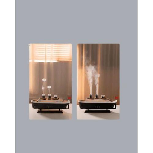 Titanik Gemi Tasarımlı Led Işıklı Hava Nemlendirici Buhar Efektli Oda Difüzörü